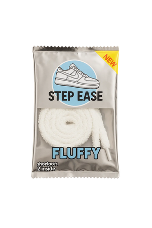 Fluffy Laces - White