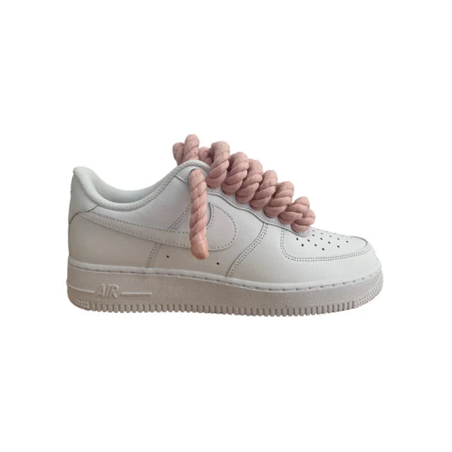 AF1 WHITE | PINK LACES